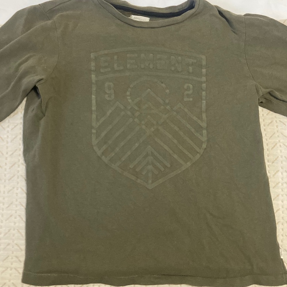 Olive sweatshirt AUS size 10 around a size Small